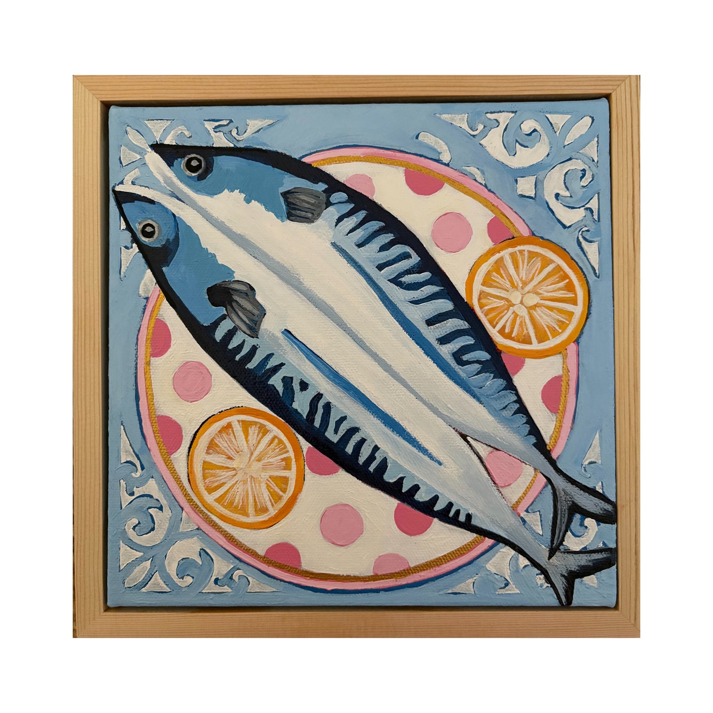 Fish on a plate