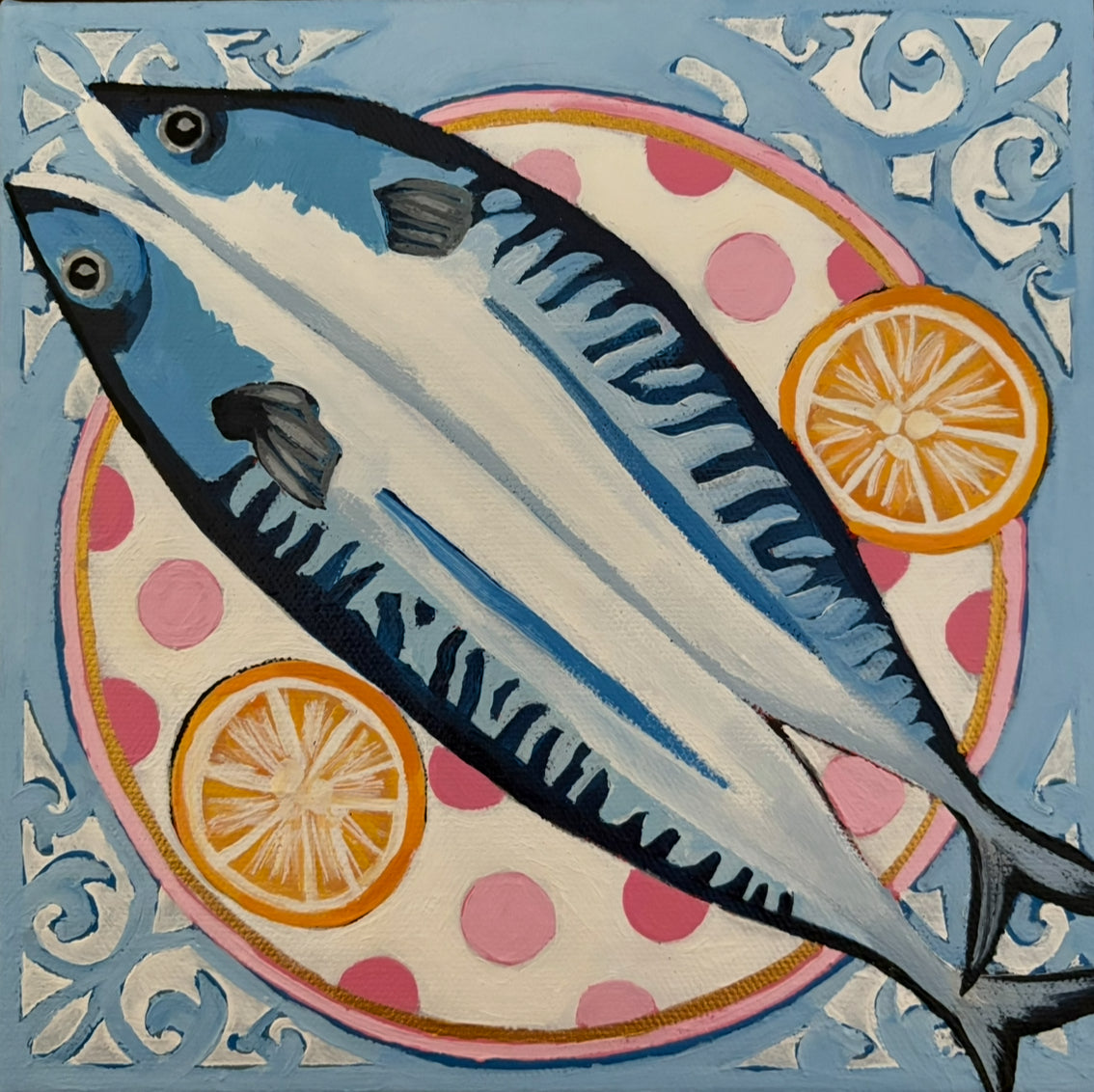 Fish on a plate