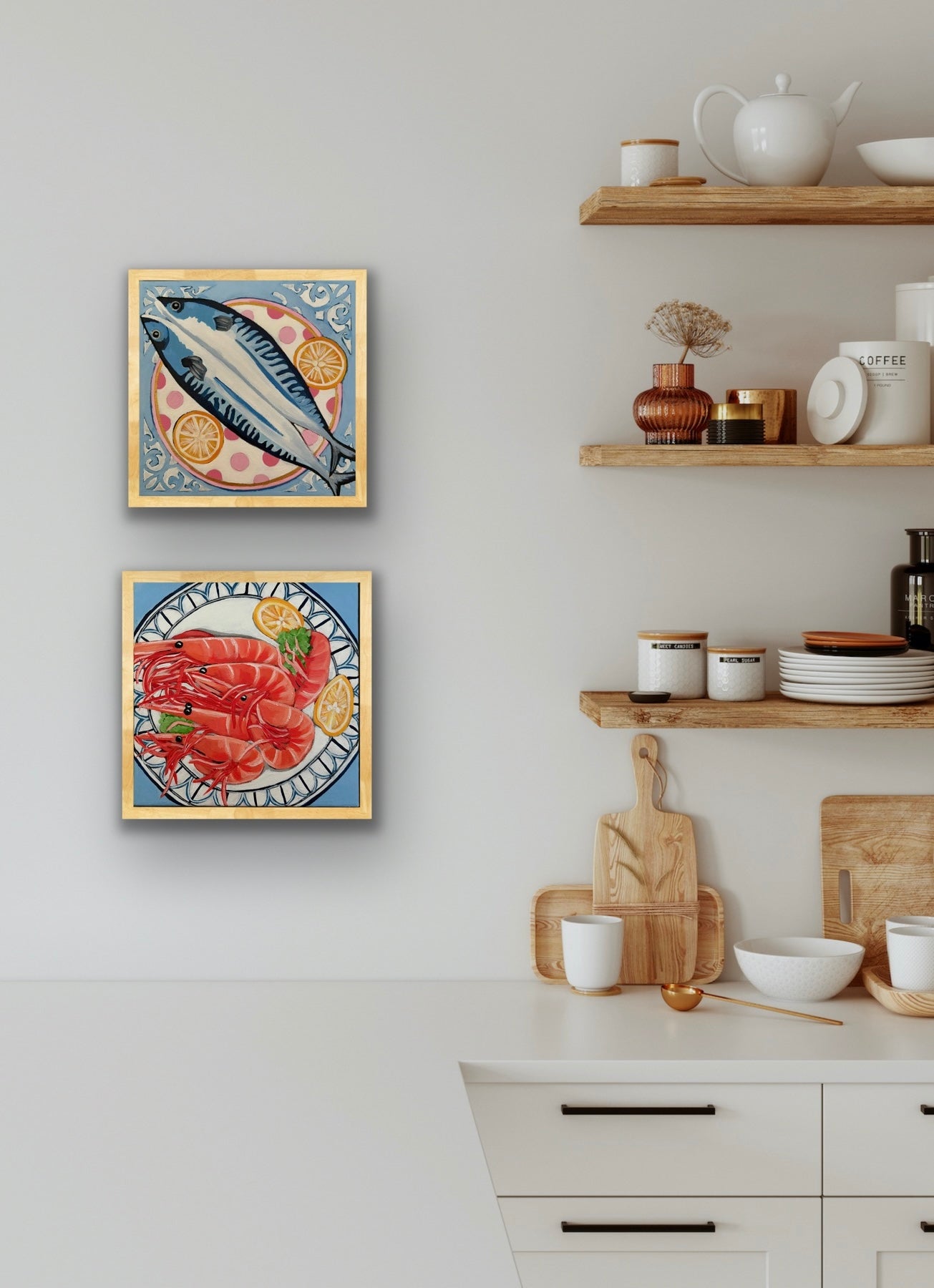 Fish on a plate