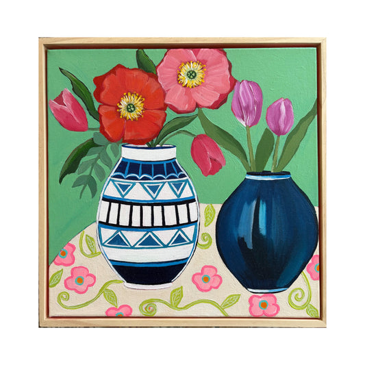 Blue vase